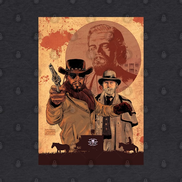 Django Unchained by Davide Lopez Art